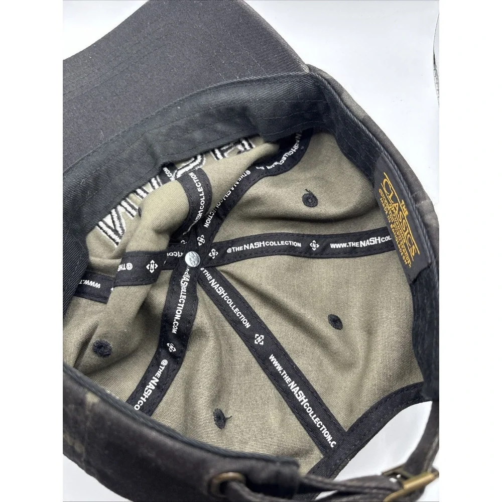 NASH Hat Cap THE NASH COLLECTION Camo Camouflage Adjustable Strap Back OSFM EUC